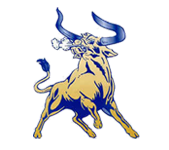 Logo for E. E. Smith High School, in Fayetteville, NC. Features a raging bull.